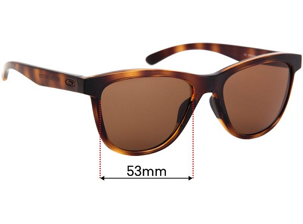 Sunglass Fix Replacement Lenses for Oakley Moonlighter OO9320 - 53mm Wide Sunglass Fix Replacement Lenses for Oakley Moonlighter OO9320 - 53mm Wide