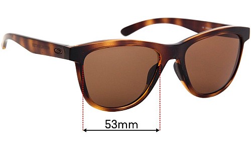 Sunglass Fix Replacement Lenses for Oakley Moonlighter OO9320 - 53mm Wide Sunglass Fix Replacement Lenses for Oakley Moonlighter OO9320 - 53mm Wide