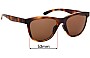 Sunglass Fix Replacement Lenses for Oakley Moonlighter OO9320 - 53mm Wide 