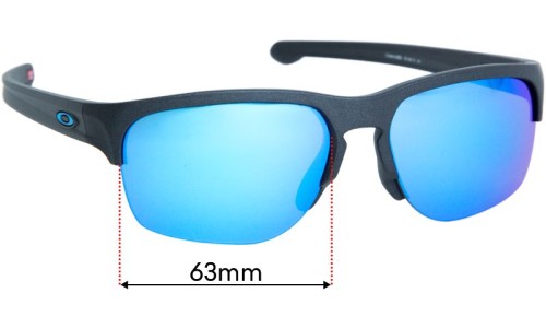 Sunglass Fix Replacement Lenses for Oakley Sliver Edge OO9414 (Asian Fit) - 63mm Wide 