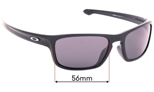 Sunglass Fix Replacement Lenses for Oakley Sliver OO9408 - 56mm Wide 