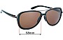 Sunglass Fix Ersatzgläser für Oakley Split Time OO4129 - 58mm Wide 