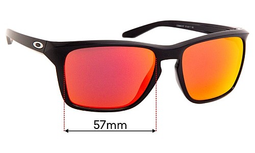 Sunglass Fix Ersatzgläser für Oakley Sylas OO9448 - 57mm Wide Oakley Sylas OO9448 Ersatzlinsen 57mm wide