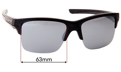 Oakley Thinlink OO9316 Lentilles de Remplacement 63mm wide 