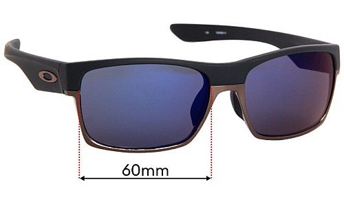 Sunglass Fix Lentes de Repuesto para Oakley TwoFace OO9256 (Asian Fit) - 60mm Wide Oakley TwoFace OO9256 (Asian Fit) Lentes de Repuesto 60mm wide