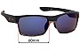 Sunglass Fix Lentes de Repuesto para Oakley TwoFace OO9256 (Asian Fit) - 60mm Wide 