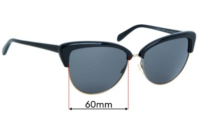 Oliver Peoples Alisha OV5244-S Replacement Lenses 60mm wide 