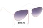 Sunglass Fix Replacement Lenses for Oliver Peoples Isabel Marant 1156s - 60mm Wide 