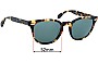 Sunglass Fix Replacement Lenses for Oliver Peoples OV5315S Sheldrake Plus - 52mm Wide 