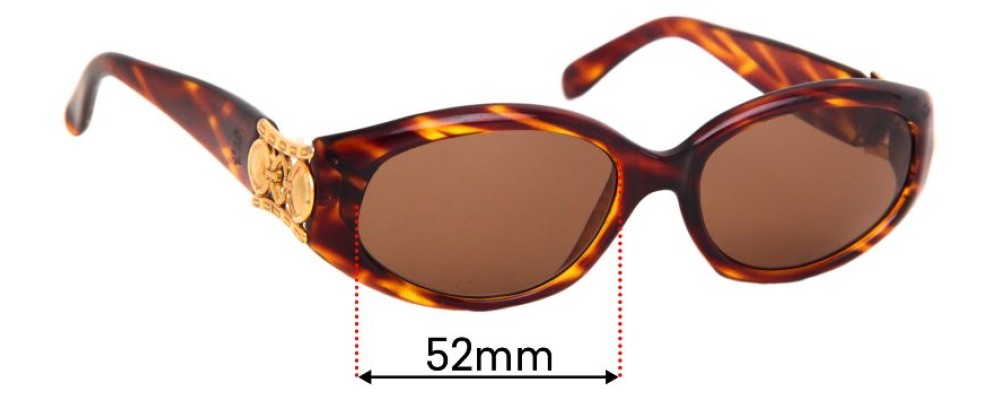Sunglass Fix Replacement Lenses for Oroton  HI 1184 - 52mm Wide