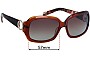 Sunglass Fix Verres de Remplacement pour Oroton  Lyon - 57mm Wide 