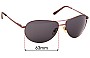 Sunglass Fix Lentes de Repuesto para Oroton  Oahu - 63mm Wide 