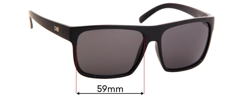 Sunglass Fix Replacement Lenses for Otis After Dark - 59mm Wide