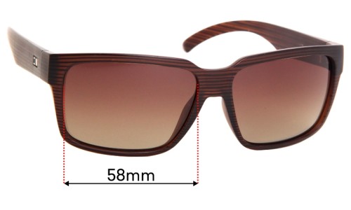 Sunglass Fix Replacement Lenses for Otis The Double  - 58mm Wide 