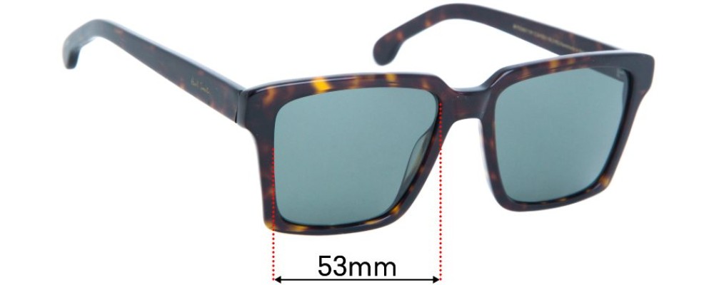 Paul Smith Austin Replacement Lenses 53mm Wide