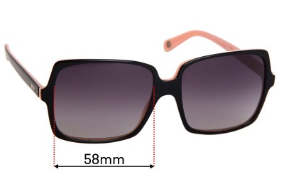 Paul Smith Eponine PM 8085-S  Replacement Lenses 58mm wide 