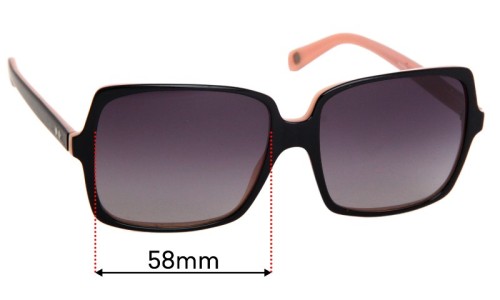 Sunglass Fix Replacement Lenses for Paul Smith Eponine PM 8085-S  - 58mm Wide 