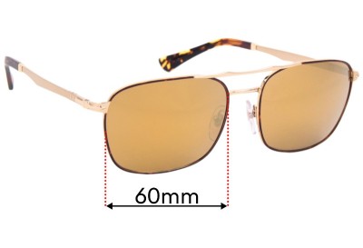 Persol 2454-S Replacement Lenses 60mm wide 