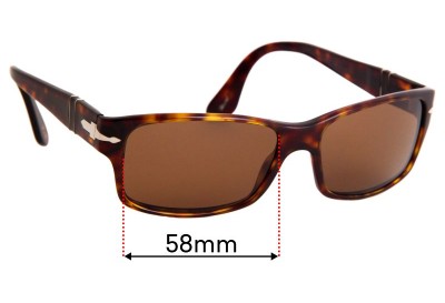 Persol 2803-S Replacement Lenses 55mm wide 