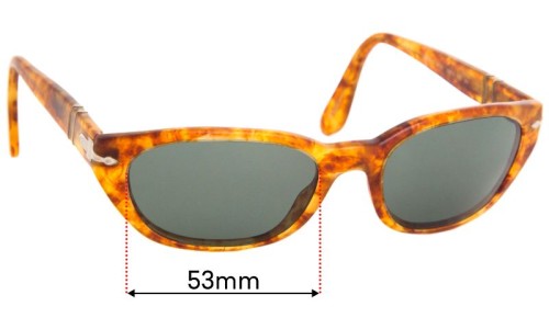 Sunglass Fix Replacement Lenses for Persol 2977-S - 53mm Wide 