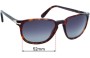 Sunglass Fix Replacement Lenses for Persol 3019-S - 52mm Wide 