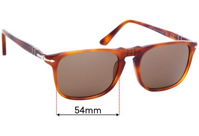 Persol 3059-S Replacement Lenses 54mm wide 