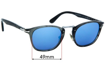 Persol 3109-V Replacement Sunglass Lenses - 49mm wide 