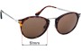 Sunglass Fix Replacement Lenses for Persol 3166-S - 51mm Wide 