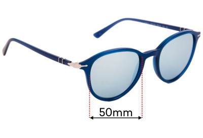 Sunglass Fix Replacement Lenses for Persol 3169-S - 50mm Wide 