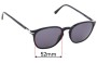 Sunglass Fix Replacement Lenses for Persol 3178-V - 52mm Wide 