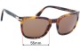 Sunglass Fix Replacement Lenses for Persol 3193-S - 55mm Wide 