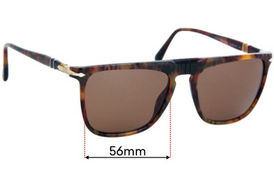 Persol 3225-S Replacement Lenses 56mm wide 