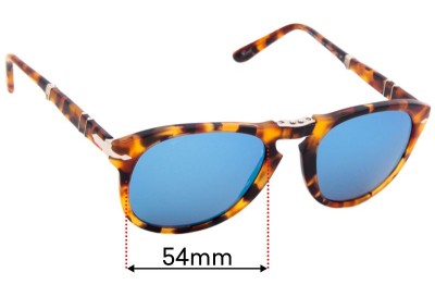 Sunglass Fix Replacement Lenses for Persol Folding Madreterra  - 54mm wide 