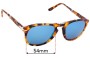 Sunglass Fix Replacement Lenses for Persol Folding Madreterra - 54mm Wide 