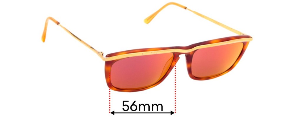 Sunglass Fix Replacement Lenses for Persol PP508 - 56mm Wide