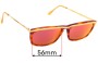Sunglass Fix Replacement Lenses for Persol PP508 - 56mm Wide 