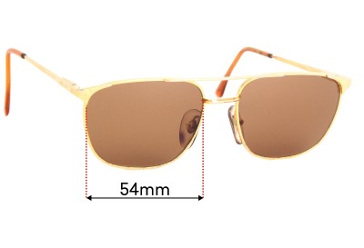 Persol Ratti PM502  Replacement Sunglass Lenses - 54mm Wide 