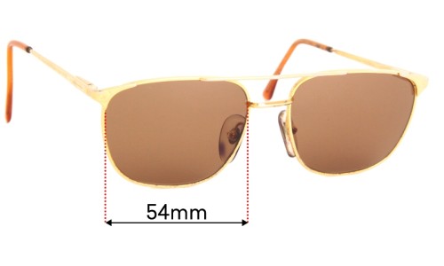 Sunglass Fix Replacement Lenses for Persol Ratti PM502  - 54mm Wide 