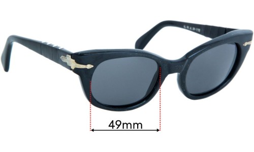 Sunglass Fix Replacement Lenses for Persol S.R.A.M-116 - 49mm Wide 
