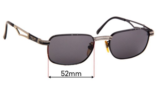 Sunglass Fix Replacement Lenses for Police Unknown - 52mm Wide 