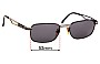 Sunglass Fix Replacement Lenses for Police Unknown - 52mm Wide 