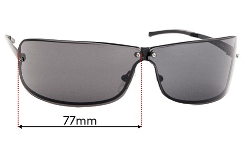 Sunglass Fix Replacement Lenses for Police S2882 - 77mm Wide 