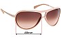 Sunglass Fix Verres de Remplacement pour Police S8383 - 68mm Wide 