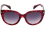 Prada SPR17O 54mm Replacement Lenses Front View 