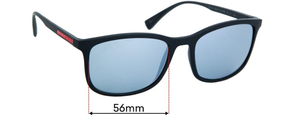 Prada SPS01T & PS01TS 56mm Replacement Lenses