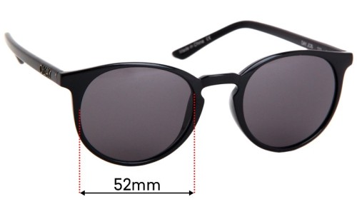 Sunglass Fix Replacement Lenses for Quay Day Job - 52mm Wide 