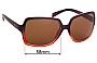 Sunglass Fix Lentes de Repuesto para Ralph Lauren RA 5089 - 58mm Wide 
