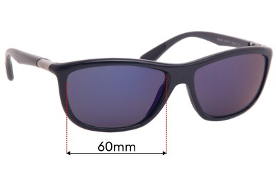 Ray Ban RB8351 Replacement Lenses 60mm wide 