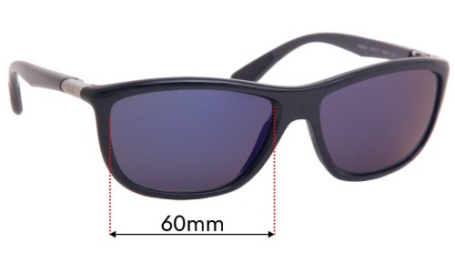 Sunglass Fix Replacement Lenses for Ray Ban RB8351 - 60mm Wide 