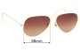 Sunglass Fix Replacement Lenses for Ray Ban RB3025 L Aviator - 58mm Wide 